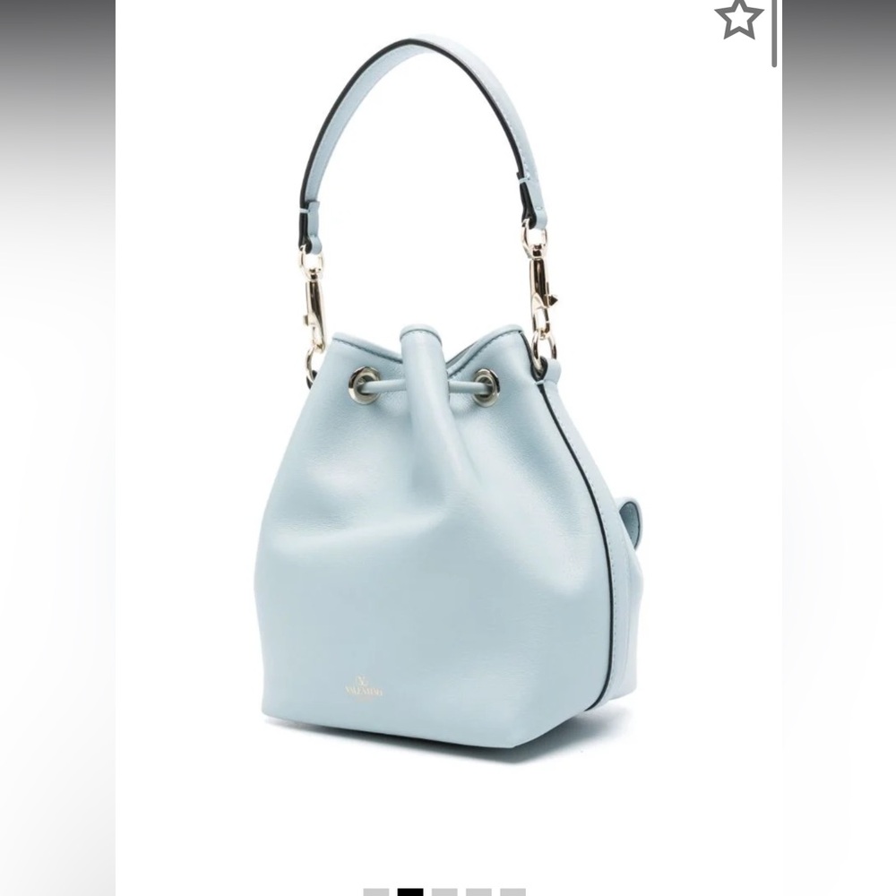VALENTINO GARAVANI LOCÒ CALFSKIN BUCKET BAG - Picture 4 of 15
